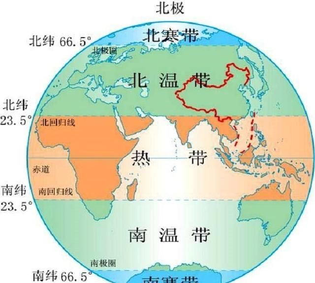 南半球陆地上最高气温出现于几月图2