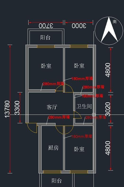 28cm厚就一定是承重墙吗,24公分的就一定是承重墙吗图1