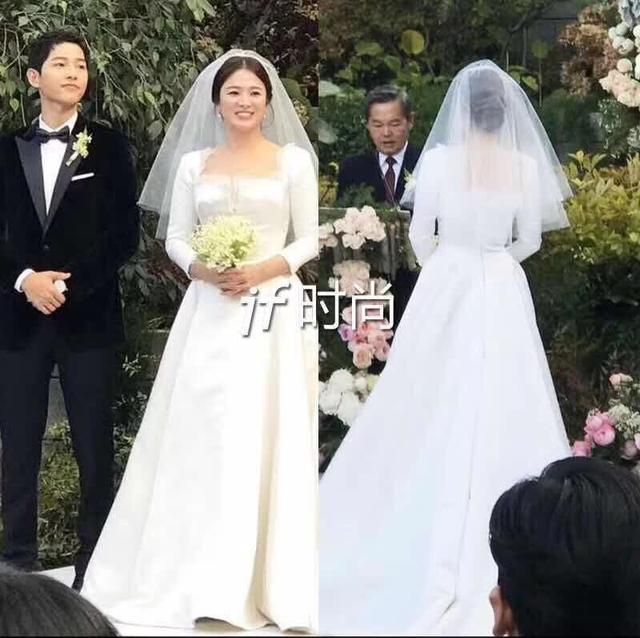 宋慧乔婚礼上的婚纱为何那么贵(宋慧乔结婚婚纱图片高清)图1