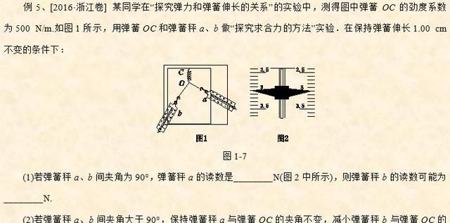 高考物理实验题中,有哪些常考的力学实验方法图13