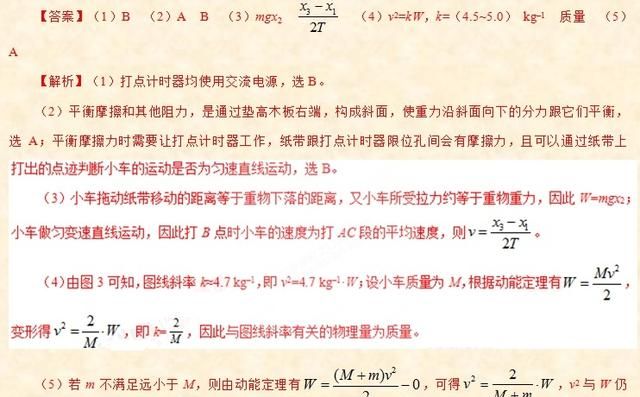 高考物理实验题中,有哪些常考的力学实验方法图17